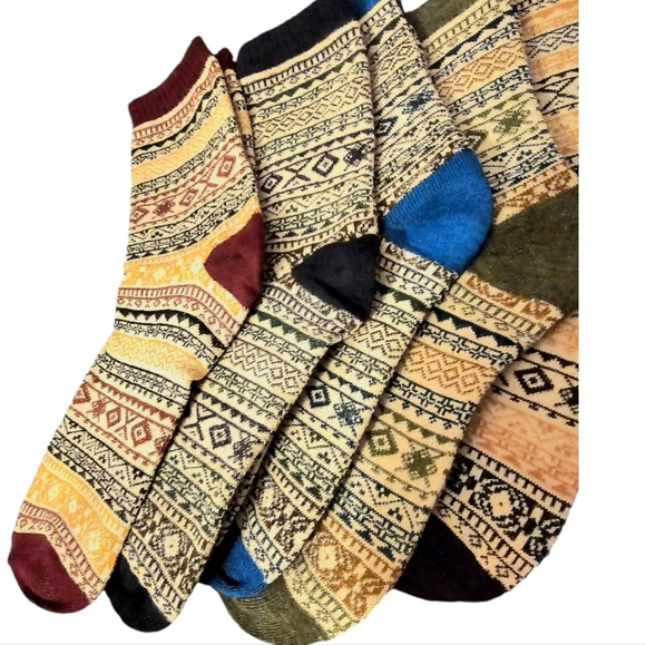 5Pack - Warm, Cozy Fall or Winter Socks for Her - Picture 5 of 5
